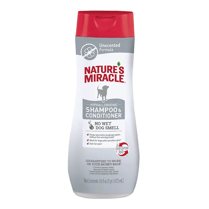 Nature's Miracle Hypoallergenic Shampoo and Conditioner - Unscented