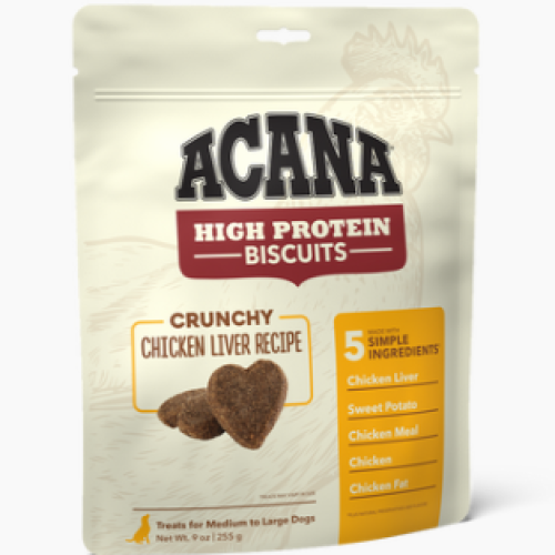 Acana High-Protein Biscuits, Crunchy Chicken Liver Recipe