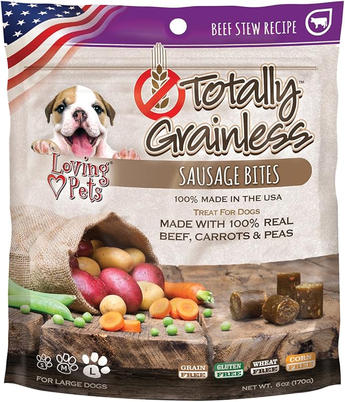 Loving Pets Totally Grainless Beef Stew Sausages