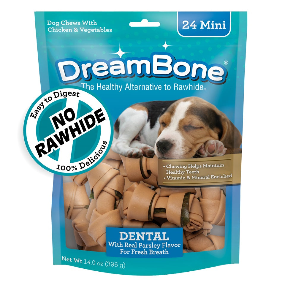 DreamBone Dental Formula Chews 24 Count - Mini