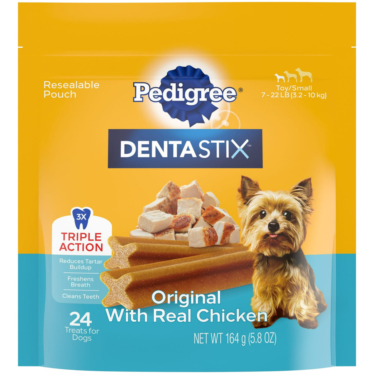 Pedigree Dentastix Original Flavor, Toy & Small Breed Dog Treats